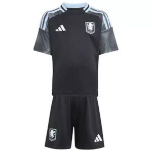 Maillot Aston Villa Extérieur 2025 2026 Enfant -Noir