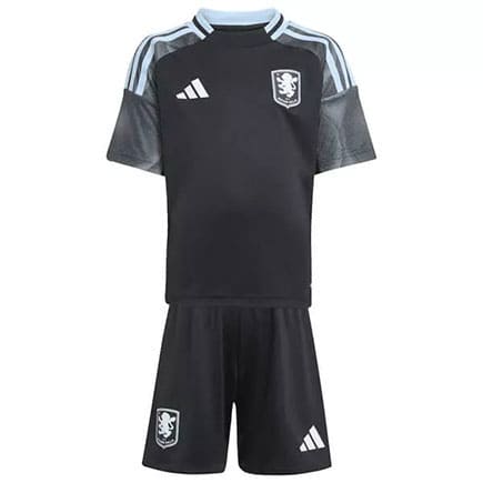 Maillot Aston Villa Extérieur 2025 2026 Enfant -Noir