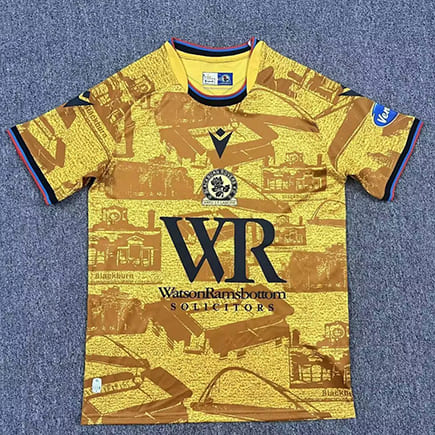 Maillot Blackburn Rovers Extérieur 2025 2026 -Or Maillot Blackburn Rovers Extérieur 2025 2026 -Or