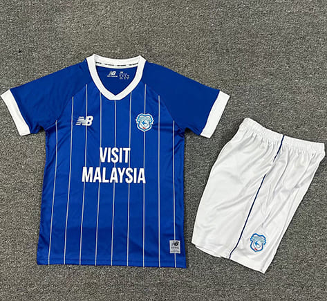Maillot Cardiff City Domicile 2025 2026 Enfant -Bleu
