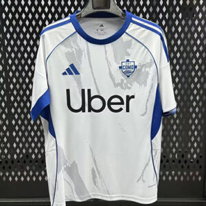 Maillot Como 1907 Extérieur 2025 2026 -Blanc Gris Bleu