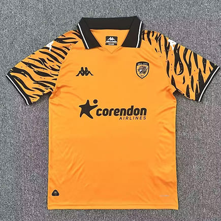 Maillot Hull City Domicile 2025 2026 -Jaune Noir