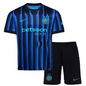 Maillot Inter Milan Domicile 2025 2026 Enfant -Bleu Noir