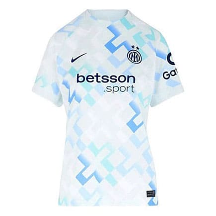 Maillot Inter Milan Extérieur 2025 2026 Femme -Blanc Bleu