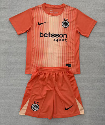 Maillot Inter Milan Gardien 2025 2026 Enfant -Orange