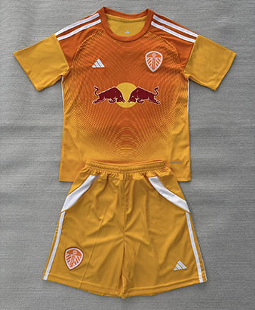 Maillot Leeds United Gardien 2025 2026 Enfant -Orange