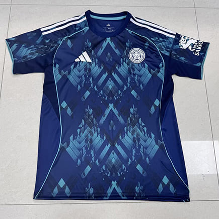 Maillot Leicester City Extérieur 2025 2026 -Bleu Vert