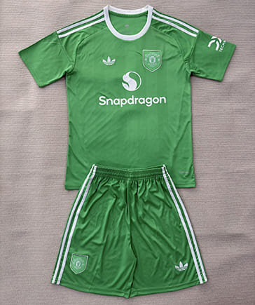 Maillot Manchester United Gardien 2025 2026 Enfant -Vert