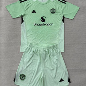 Maillot Manchester United Gardien 2025 2026 Enfant Vert
