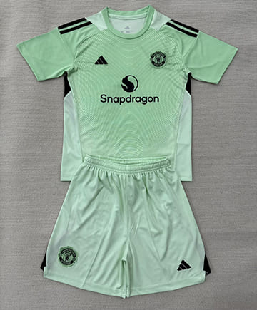 Maillot Manchester United Gardien 2025 2026 Enfant Vert