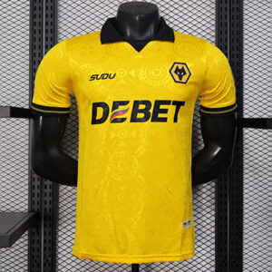 Maillot Match Wolverhampton Wanderers Domicile 2025 2026 -Jaune