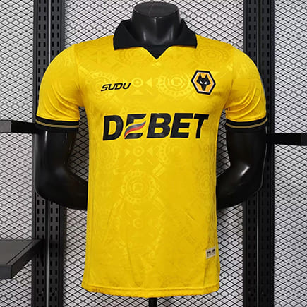 Maillot Match Wolverhampton Wanderers Domicile 2025 2026 -Jaune
