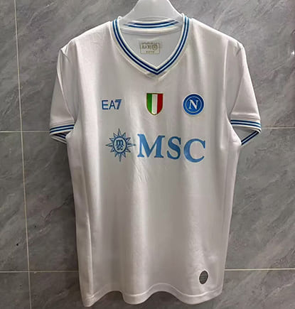 Maillot Naples Champions League 2025 2026 -Blanc