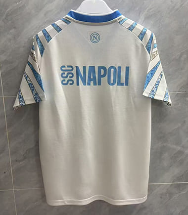 Maillot Naples Pré-Match 2025 2026 -Blanc Bleu Brun