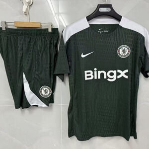 Maillot Training Chelsea+Short 2025 2026 - Vert Blanc