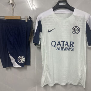 Maillot Training Inter Milan+Short Blanc Bleu 2025 2026