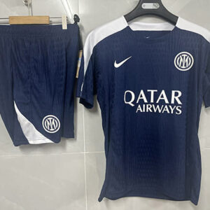 Maillot Training Inter Milan+Short Bleu Blanc 2025 2026