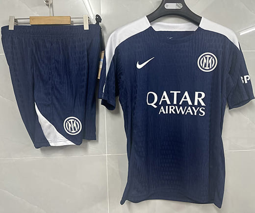 Maillot Training Inter Milan+Short Bleu Blanc 2025 2026 Maillot Training Inter Milan+Short Bleu Blanc 2025 2026