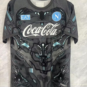 Maillot Training Naples 2025 2026 -Noir Gris