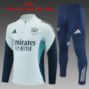 Survetement Arsenal Enfant 2025 2026 Bleu clair