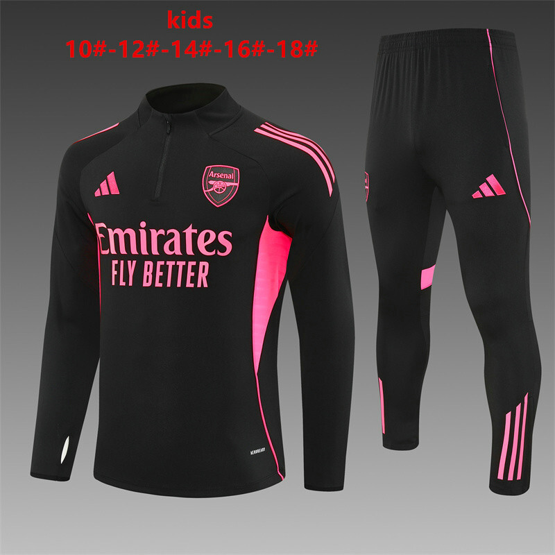 Survetement Arsenal Enfant 2025 2026 Noir