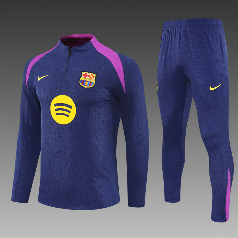 Survetement Barcelone 2025 2026 Bleu Violet
