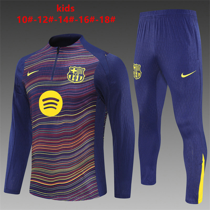 Survetement Barcelone Enfant 2025 2026 Couleur