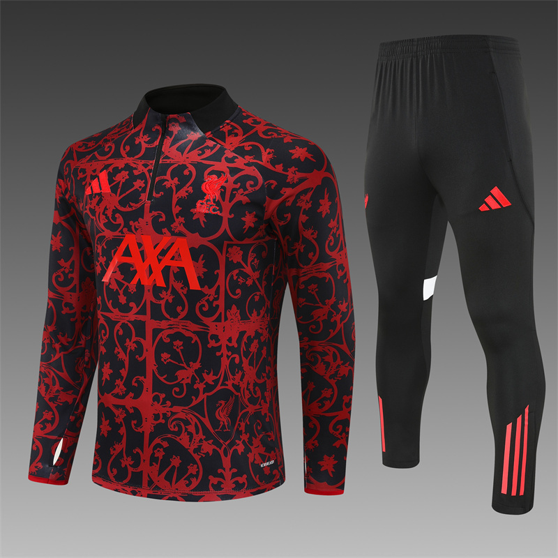 Survetement Liverpool 2025 2026 Rouge Noir