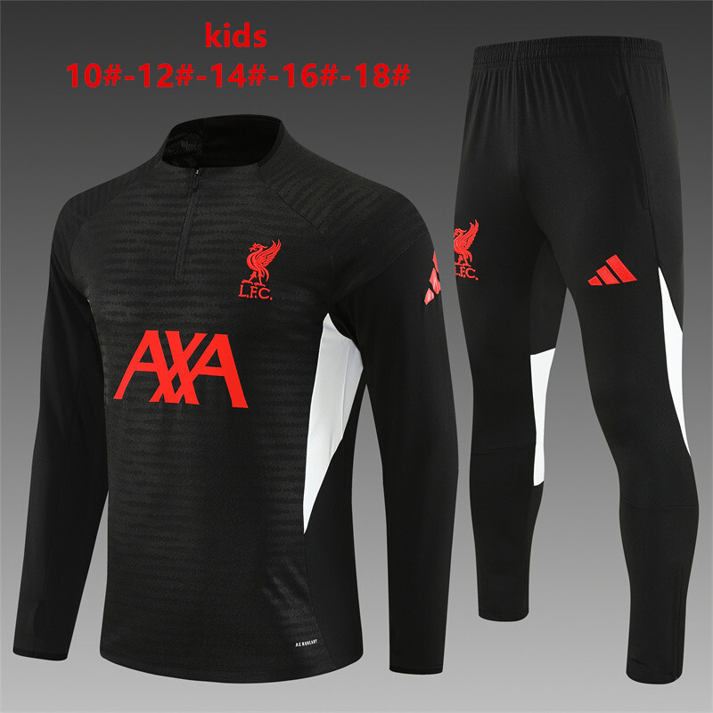 Survetement Liverpool Enfant 2025 2026 Noir