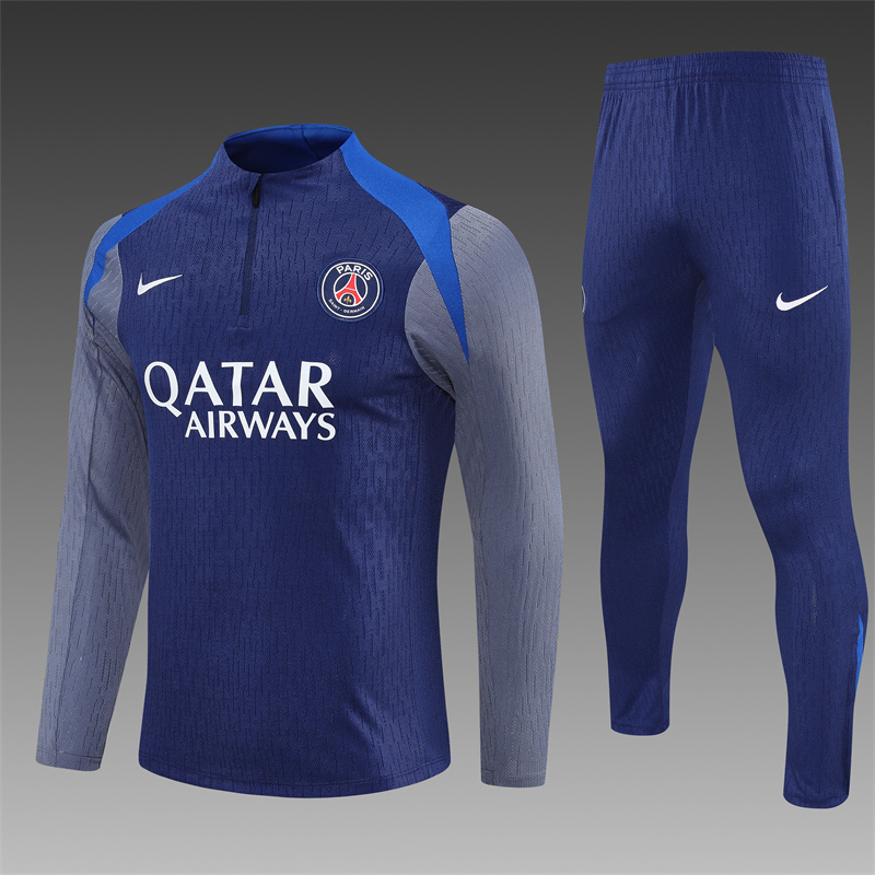 Survetement PSG 2025 2026 Bleu Gris