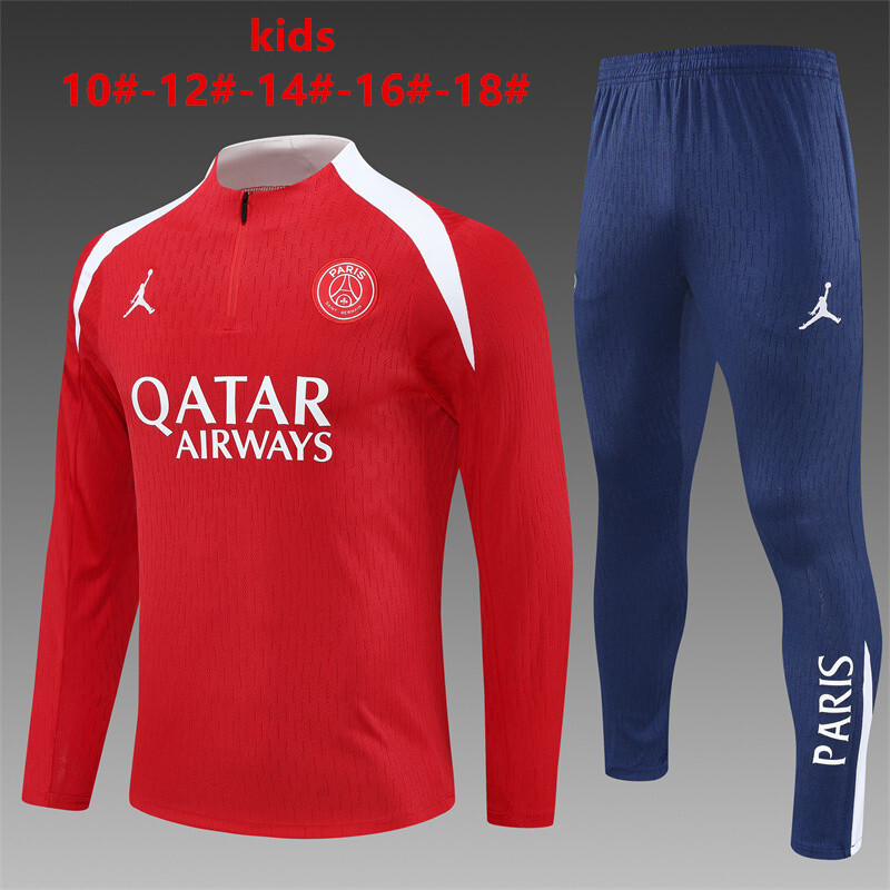 Survetement PSG Jordan Enfant 2025 2026 Rouge