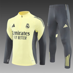 Survetement Real Madrid 2025 2026 Jaune