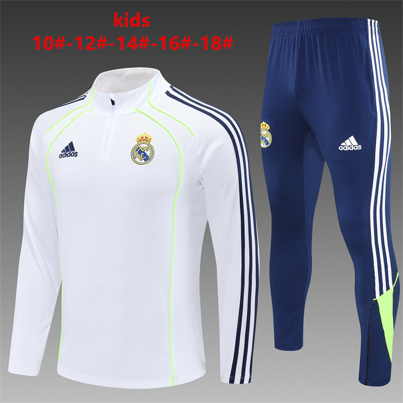 Survetement Real Madrid Enfant 2025 2026 Blanc
