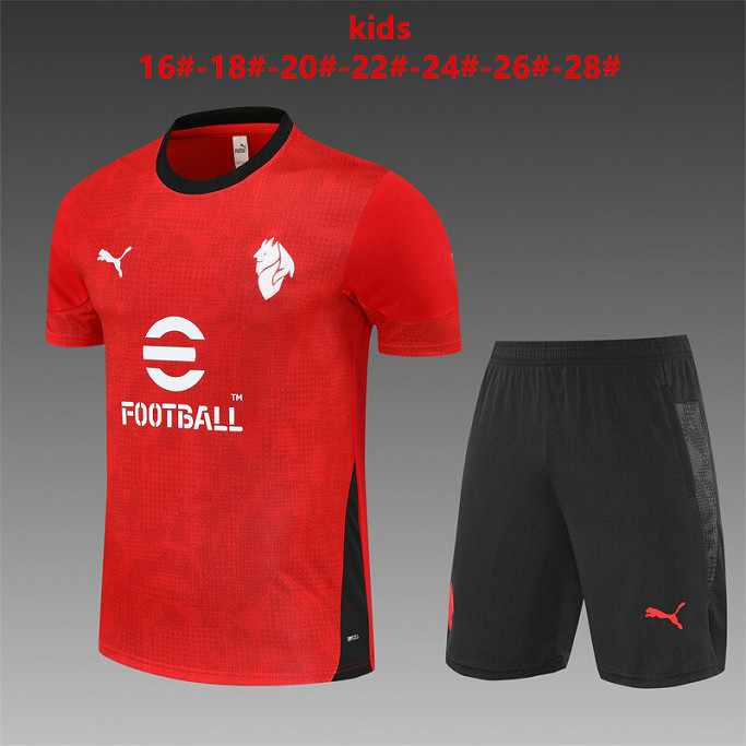 Ensemble AC Milan Enfant 2025 2026 Rouge Ensemble AC Milan Enfant 2025 2026 - Rouge
