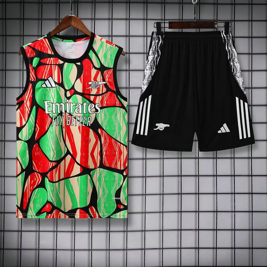 Ensemble Arsenal 2025 2026 Camouflage Sans Manches