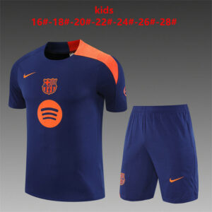 Ensemble Barcelone Enfant 2025 2026 - Bleu Roi A
