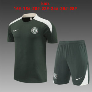 Ensemble Chelsea Enfant 2025 2026 - Vert Foncé