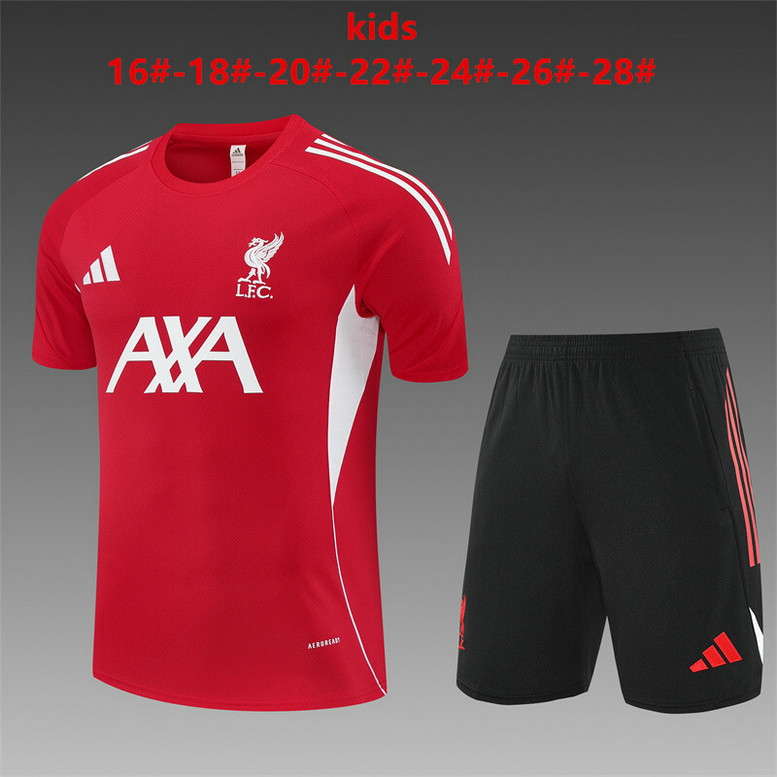 Ensemble Liverpool Enfant 2025 2026 Concept - Rouge