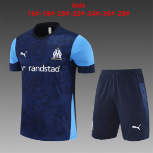Ensemble Marseille Enfant 2025 2026 - Bleu Royal