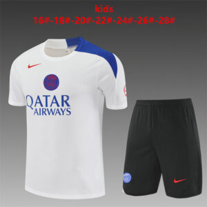 Ensemble PSG Enfant 2025 2026 - Blanc