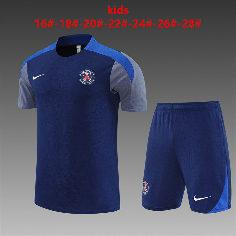 Ensemble PSG Enfant 2025 2026 - Bleu Ensemble PSG Enfant 2025 2026 - Bleu