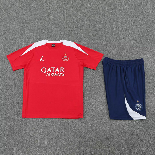 Ensemble PSG Jordan 2025 2026 Avec étoiles - Rouge