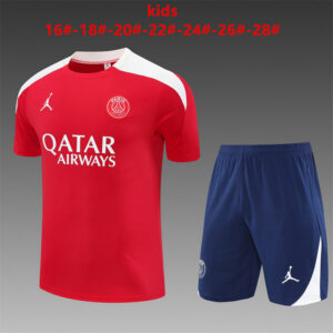 Ensemble PSG Jordan Enfant 2025 2026 Concept - Rouge
