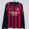 Maillot AC Milan 2025 2026 domicile Manches longues Maillot AC Milan 2025 2026 Domicile Manches Longues