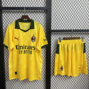 Maillot AC Milan Enfant 2025 2026 - Jaune