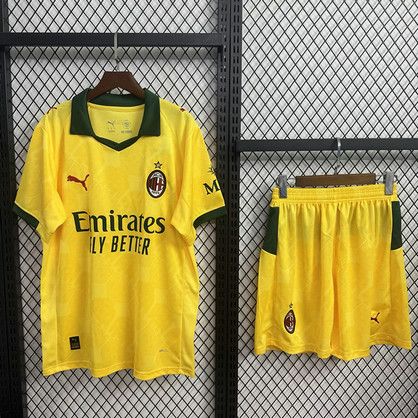 Maillot AC Milan Enfant 2025 2026 - Jaune