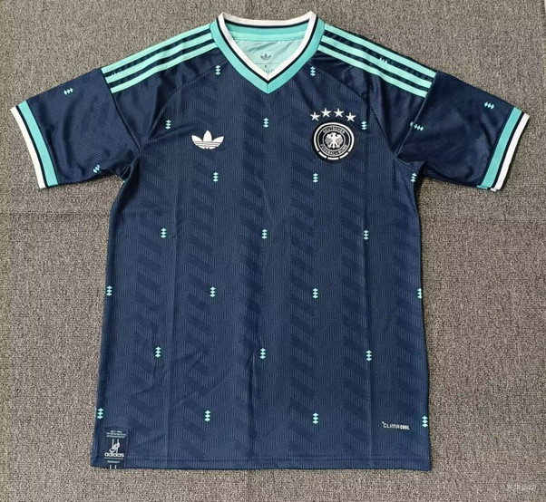 Maillot Allemagne Coupe du Monde 2026 Exterieur- Bleu Maillot Allemagne Coupe du Monde 2026 Exterieur- Bleu