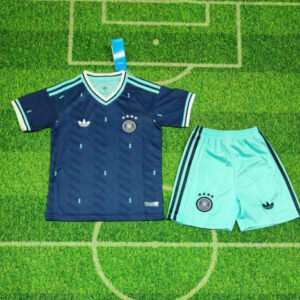 Maillot Allemagne Enfant Coupe du Monde 2026 Exterieur - Bleu