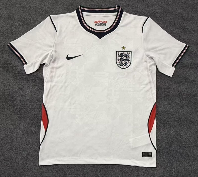Maillot Angleterre Coupe du Monde 2026 Domicile- Blanc