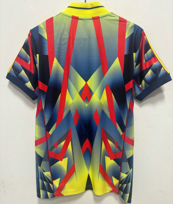 Maillot Arsenal 2025 2026 Rétro - Couleurs 1 Maillot Arsenal 2025 2026 Rétro - Couleurs